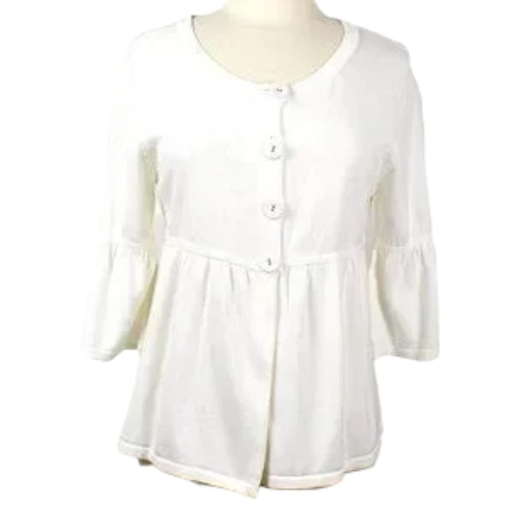 NWT Eight Eight Eight Button Front Bell Sleeve Cardigan